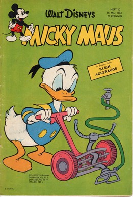 AP1614 Micky Maus 1962 Heft Nr.20 Zustand 1-  mit Sammelmarke