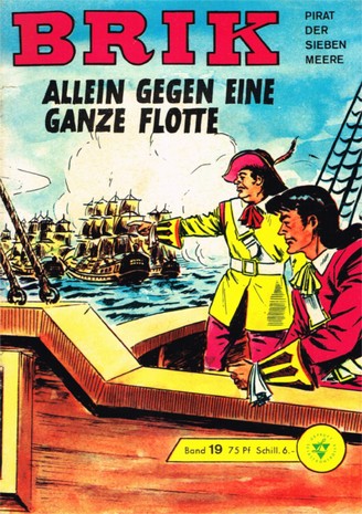 AP1663 Brik Pirat der sieben Meere 1963  Heft Nr.19  Zustand 2-