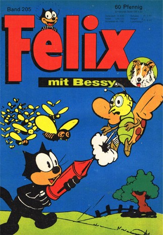 AP1631 Felix (mit Bessy) 1960 Heft Nr.205  Zustand 1- MIT  SAMMELMARKE