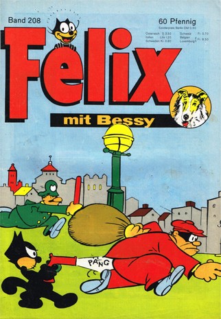 AP1633 Felix (mit Bessy) 1960 Heft Nr.208  Zustand 1- MIT  SAMMELMARKE