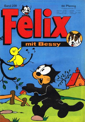 AP1634 Felix (mit Bessy) 1960 Heft Nr.209  Zustand 1- MIT  SAMMELMARKE