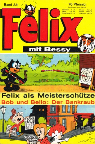 AP1532 Felix (mit Bessy)1964 Heft Nr.331  Zustand 1-2 MIT SAMMELMARKE