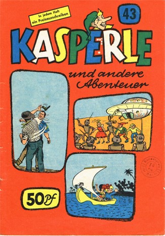 AP1550 Kasperle  Heft Nr.43  Zustand 2-  OHNE SAMMELMARKE