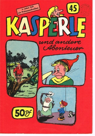 AP1552 Kasperle  Heft Nr.45  Zustand 2-  OHNE SAMMELMARKE