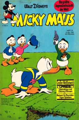 AP1517 Micky Maus 1965 Heft Nr.19  Zustand 1-2  ohne Sammelmarke