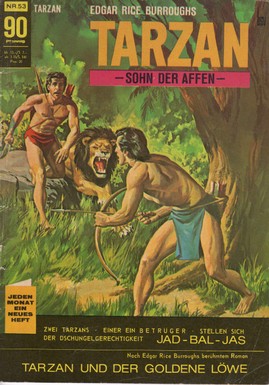 AP1682 Tarzan Comic seltene Nr. 53