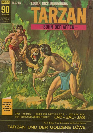 AP1682 Tarzan Comic seltene Nr. 53