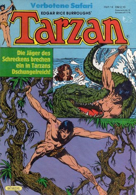 AP1676 Der neue! Tarzan Comic  Nr. 14 1984