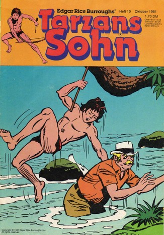 AP1690 Tarzans Sohn Comic Nr. 10 1981